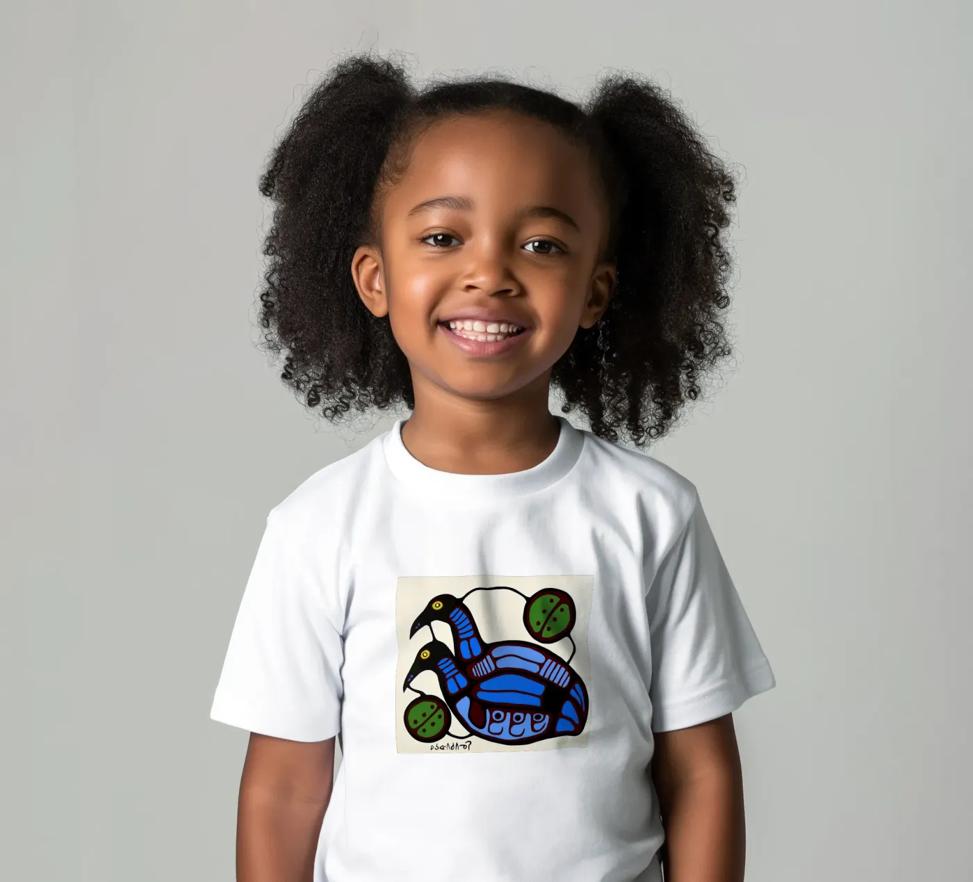 Blauwe eenden kinder t-shirt van ARTMAIACREATION