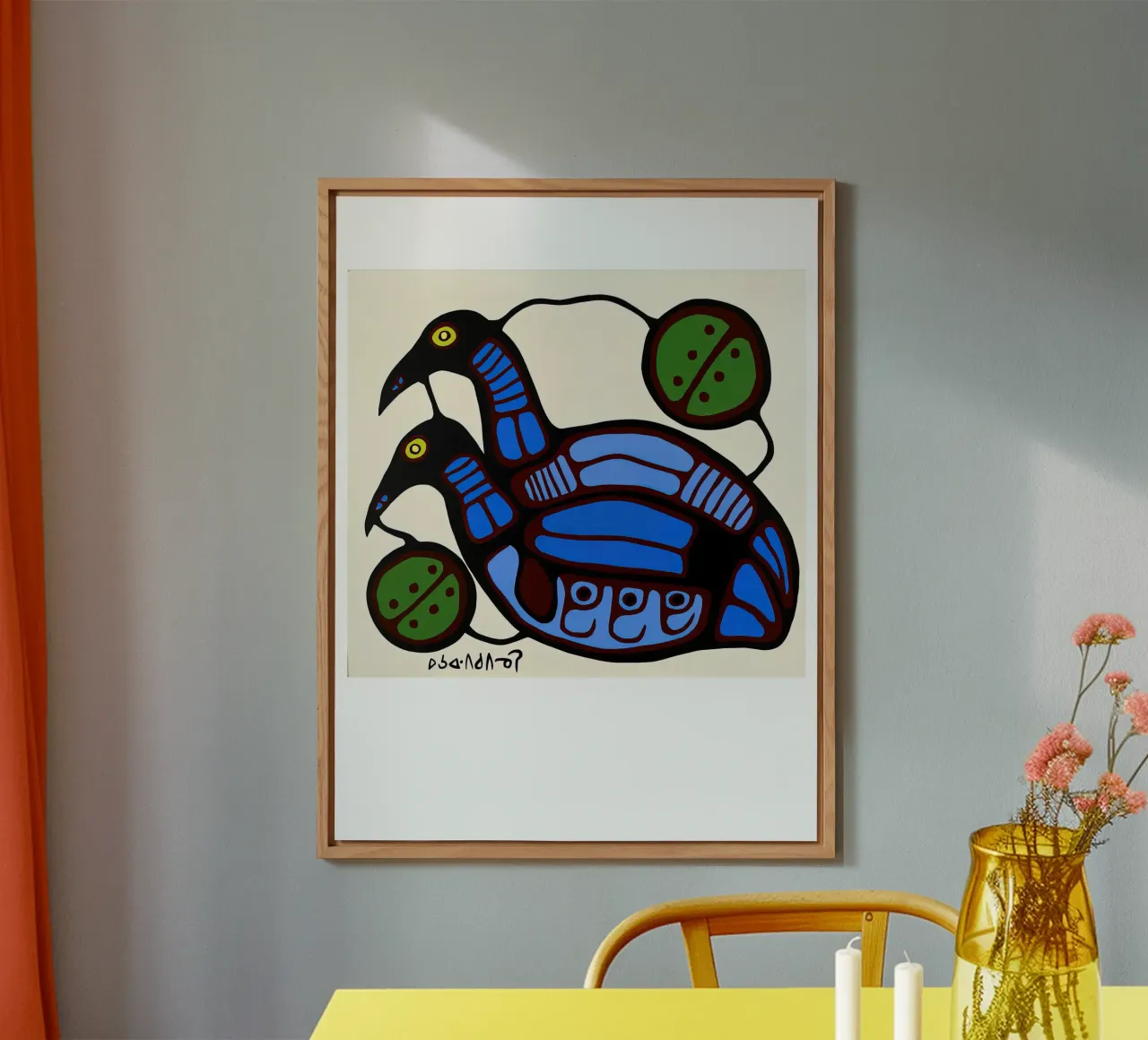 Blue loons forex plate by ARTMAIACREATION