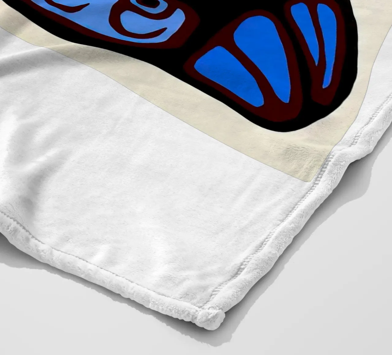 Blauwe eenden fleecedeken van ARTMAIACREATION