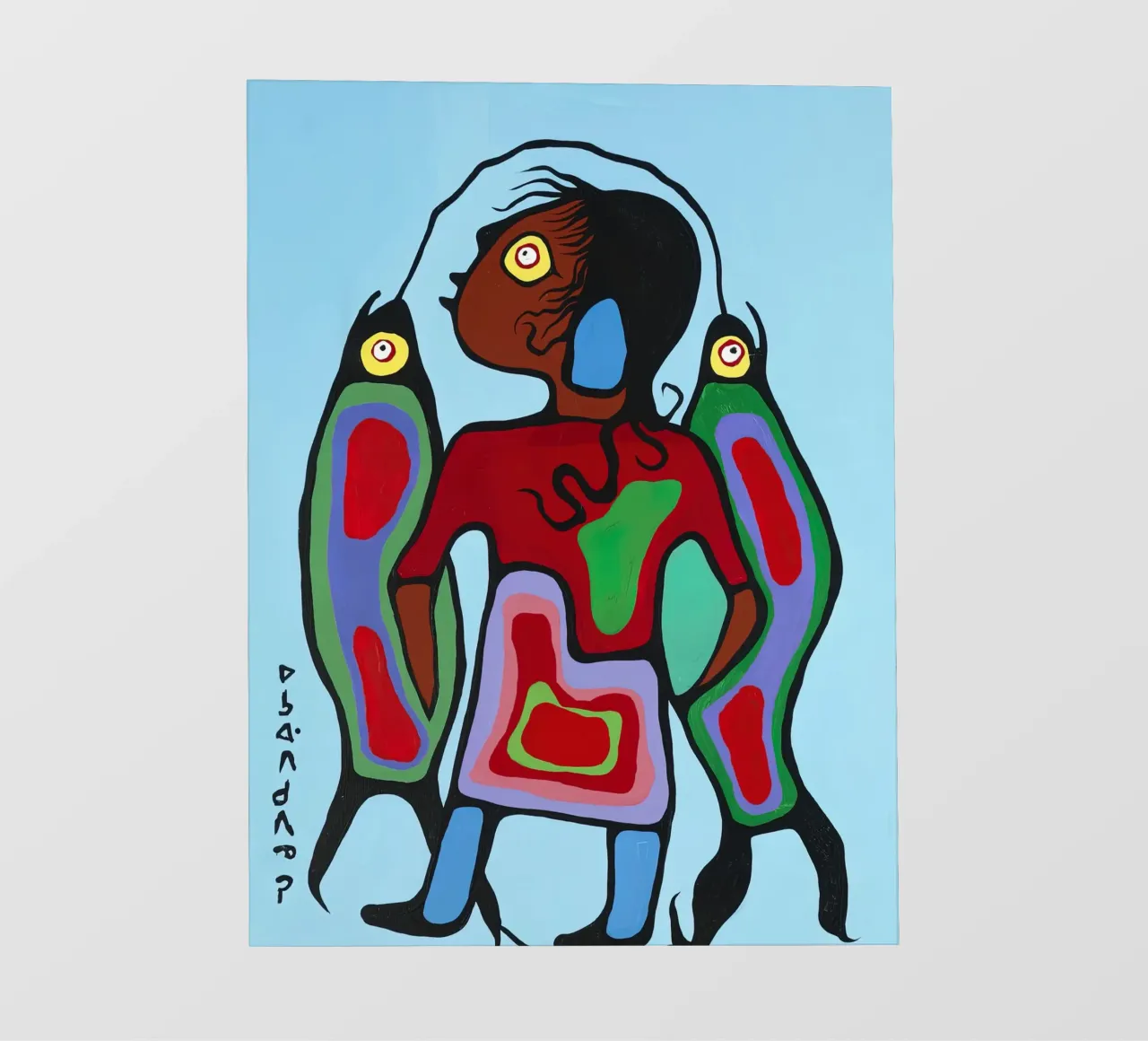 Ragazzo con pesce telo in pvc da ARTMAIACREATION