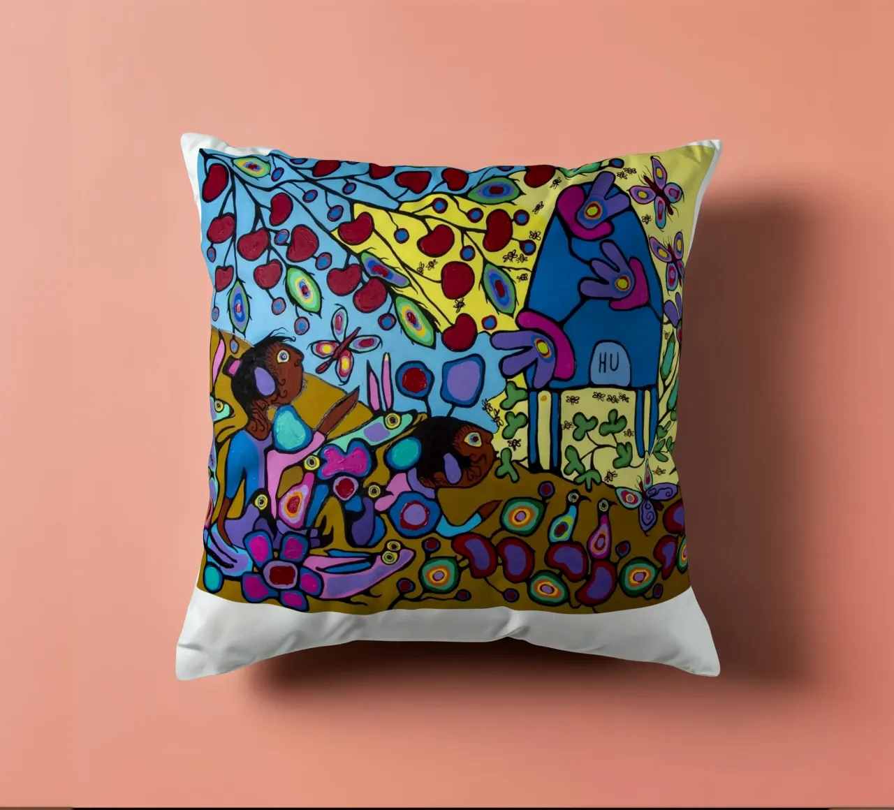 Bambini con hpuse di api cuscino da ARTMAIACREATION