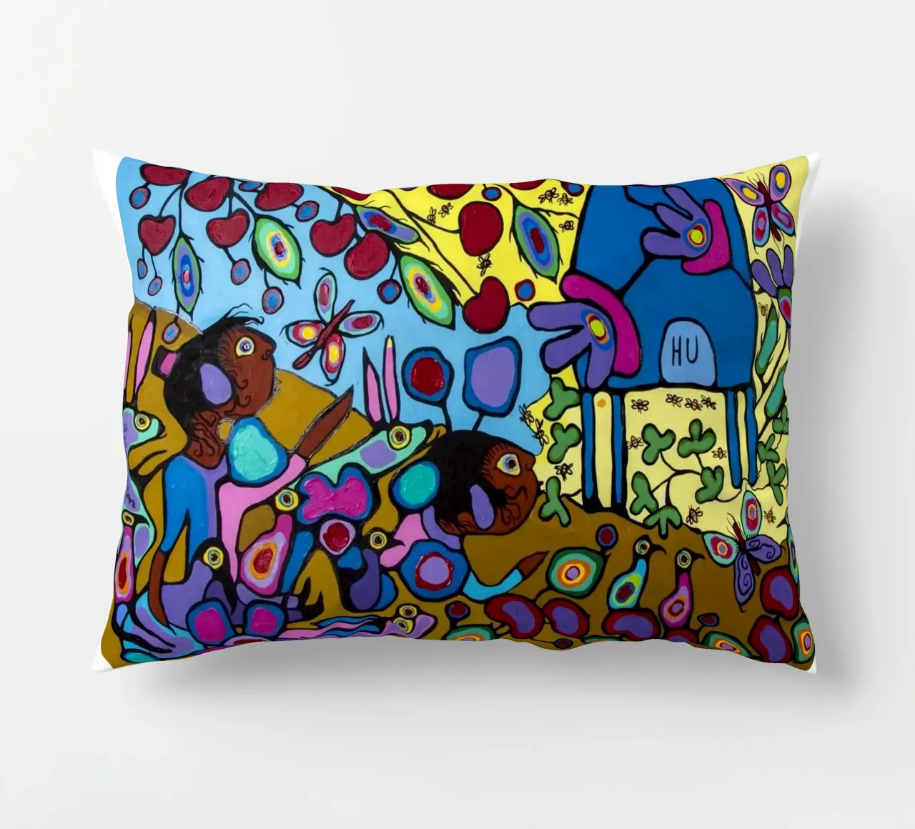 Bambini con hpuse di api cuscino da ARTMAIACREATION