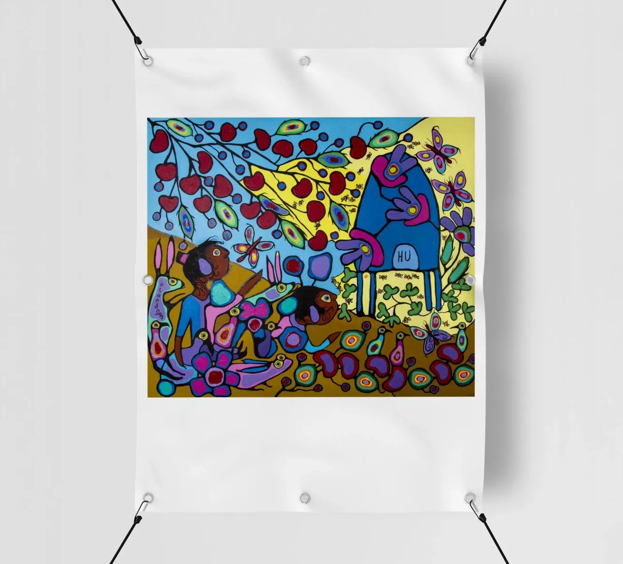 Bambini con hpuse di api telo in pvc da ARTMAIACREATION