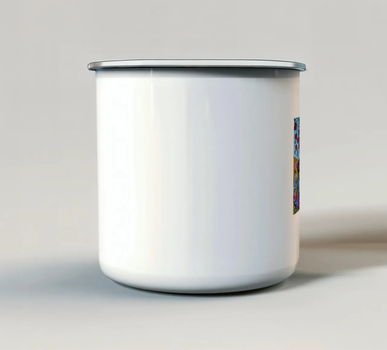 Bambini con hpuse di api tazza in smalto da ARTMAIACREATION