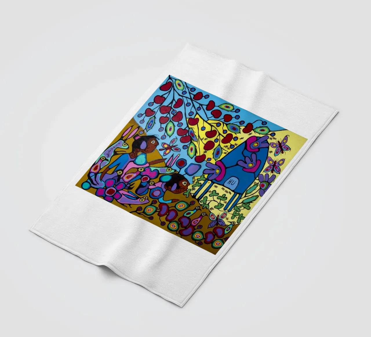 Bambini con hpuse di api coperta in pile da ARTMAIACREATION