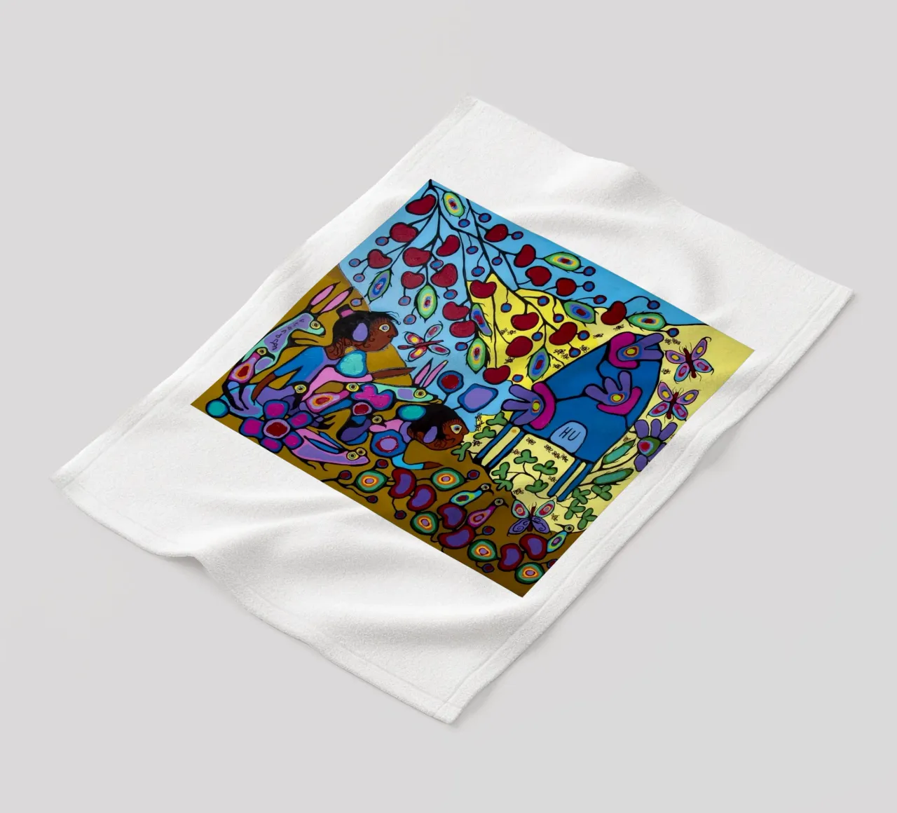 Bambini con hpuse di api coperta in pile da ARTMAIACREATION