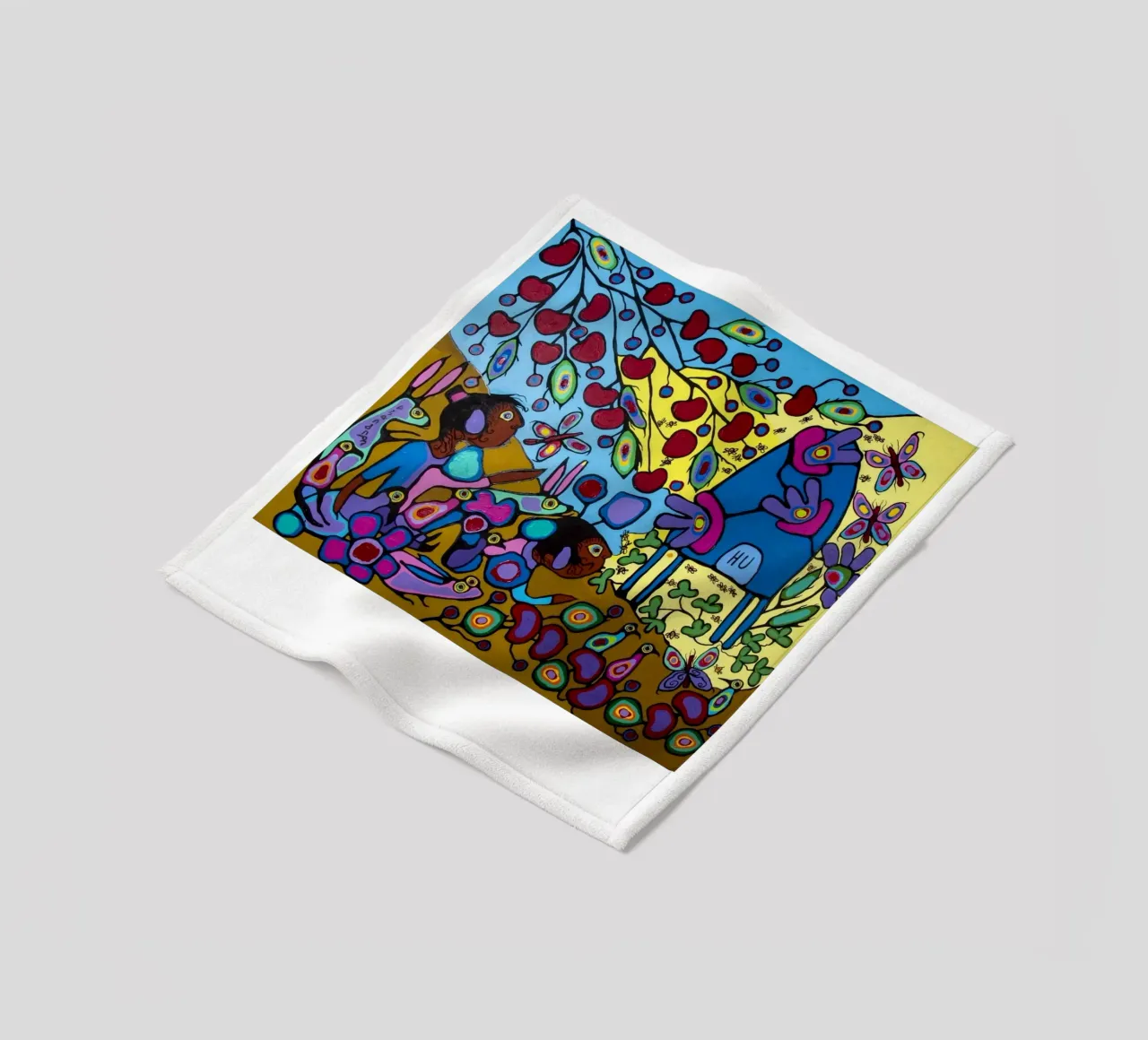 Bambini con hpuse di api coperta in pile da ARTMAIACREATION