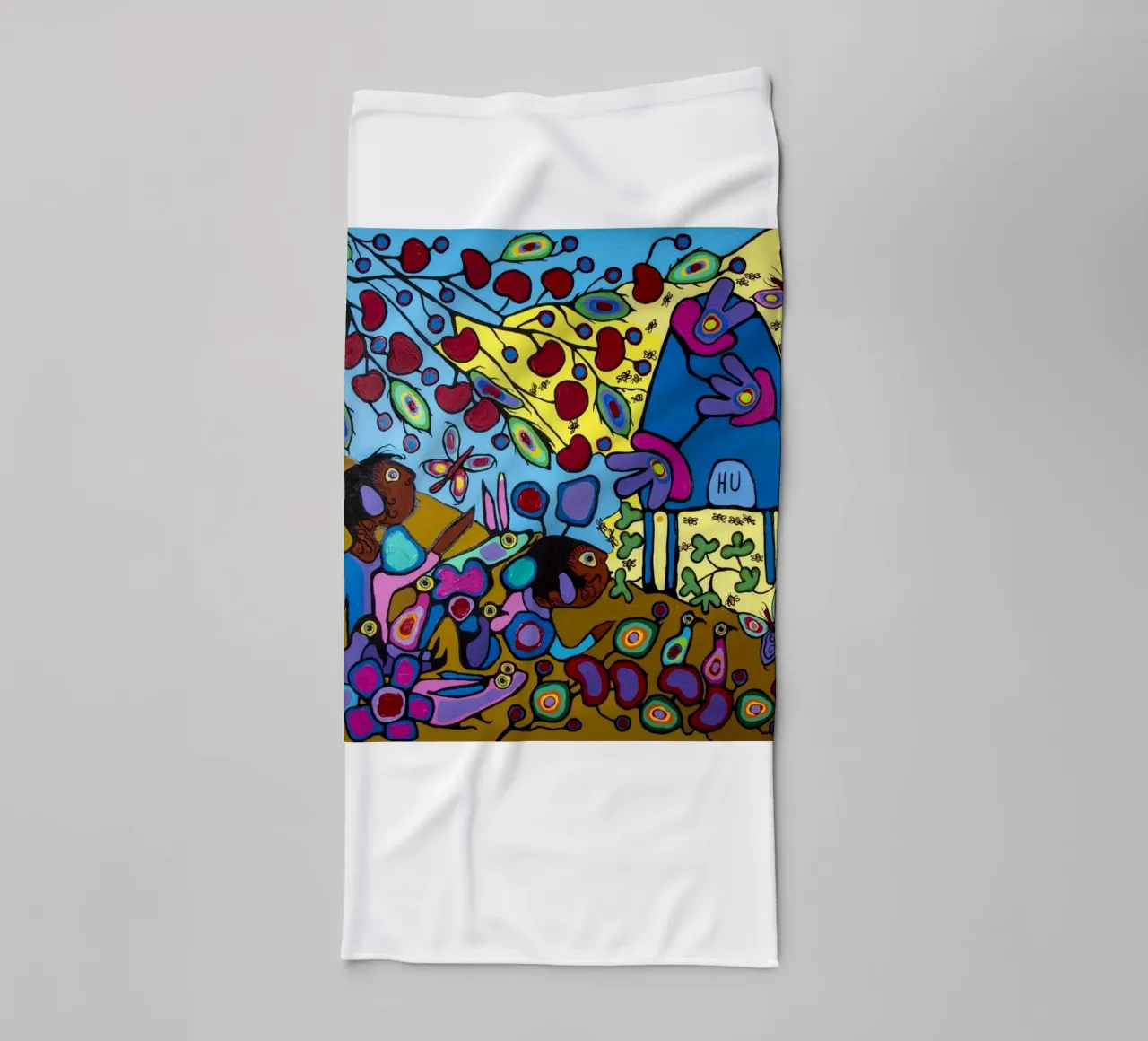 Bambini con hpuse di api asciugamano da bagno da ARTMAIACREATION