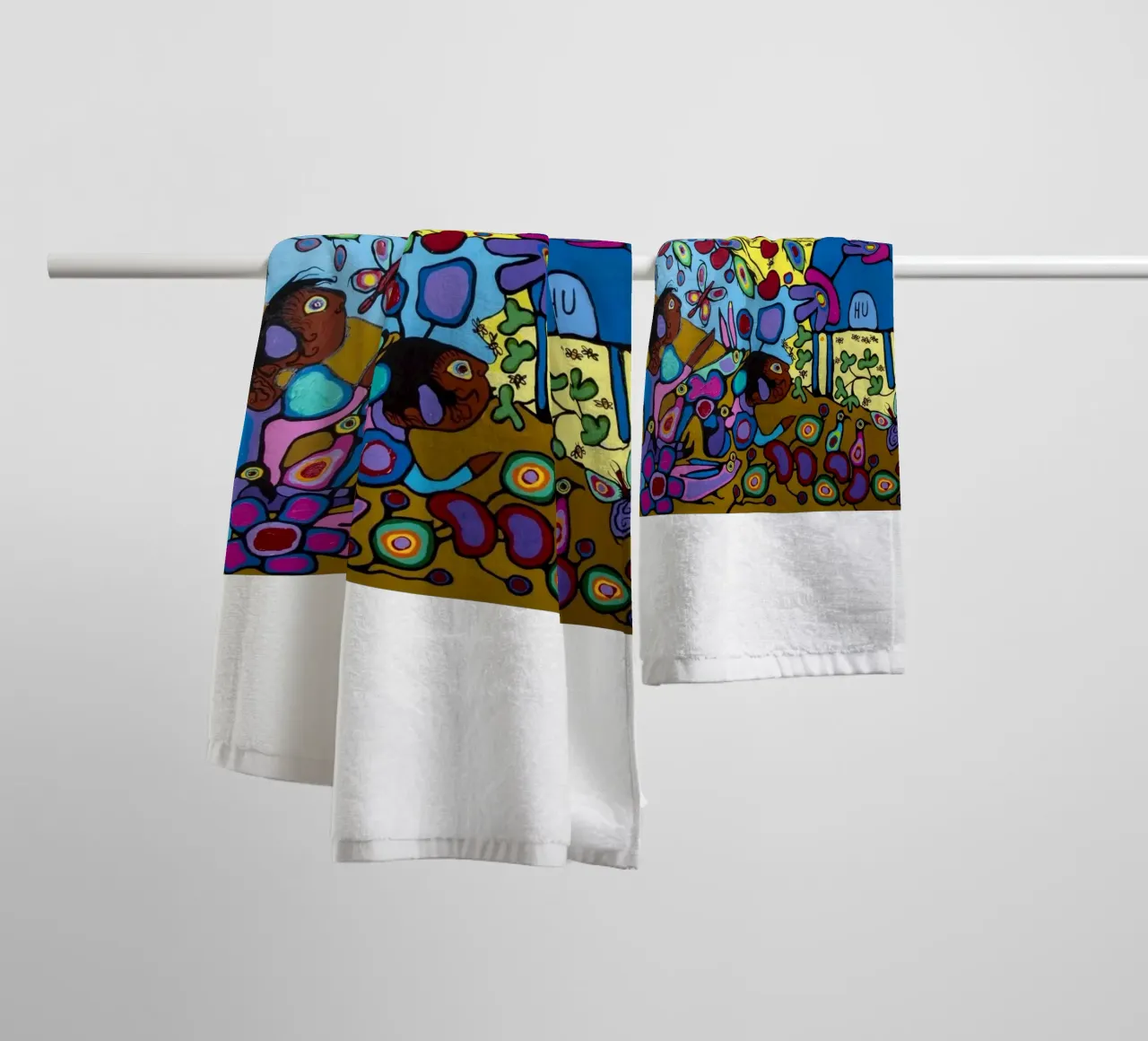 Bambini con hpuse di api asciugamano da bagno da ARTMAIACREATION