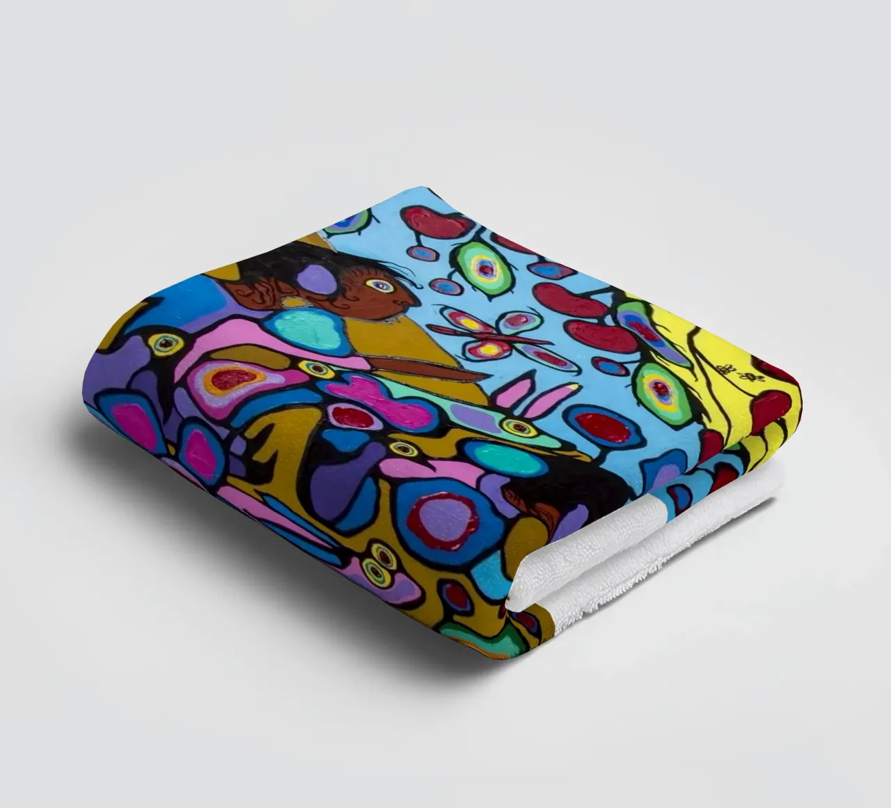 Bambini con hpuse di api asciugamano da bagno da ARTMAIACREATION