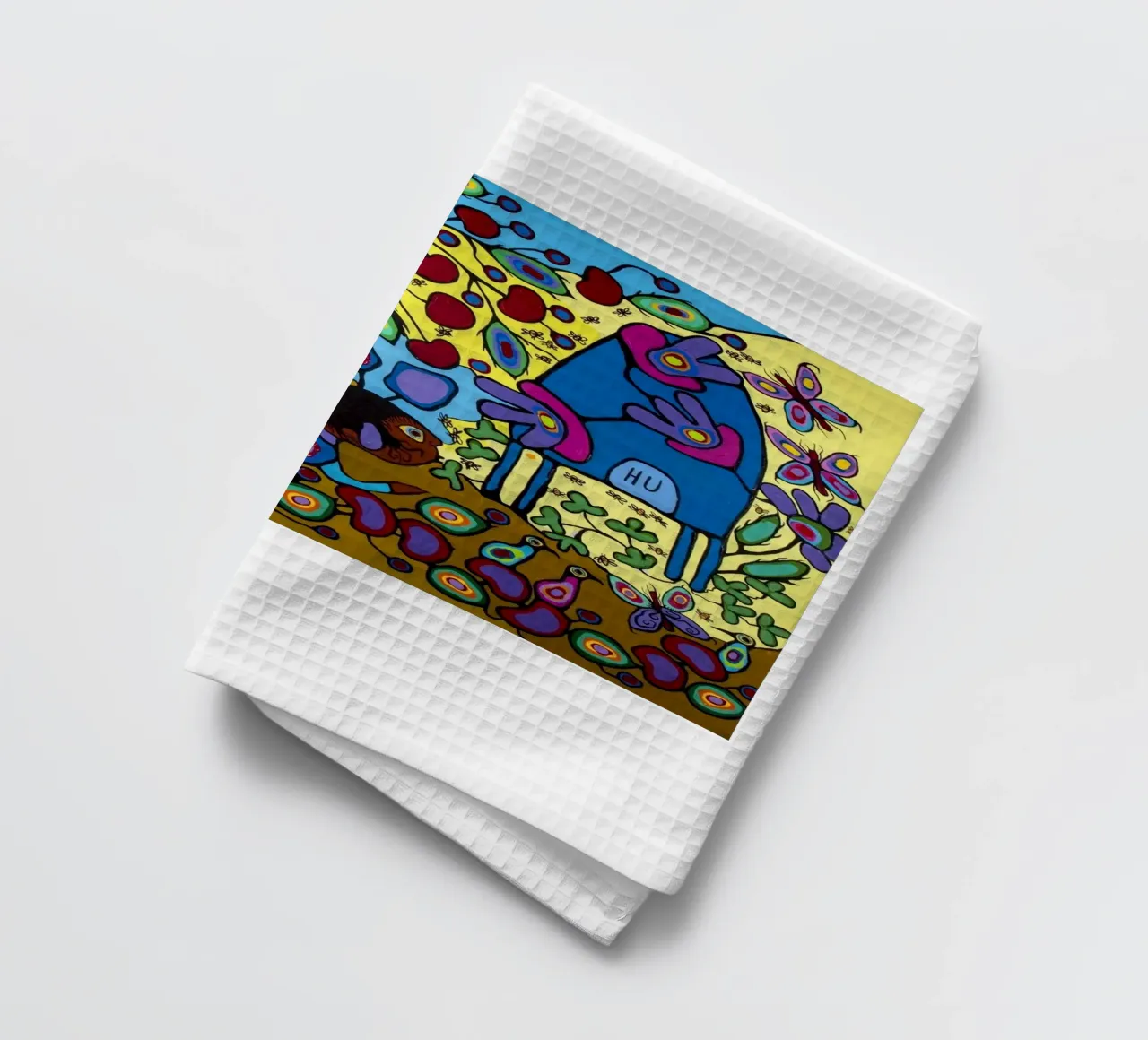 Bambini con hpuse di api canovaccio da cucina da ARTMAIACREATION