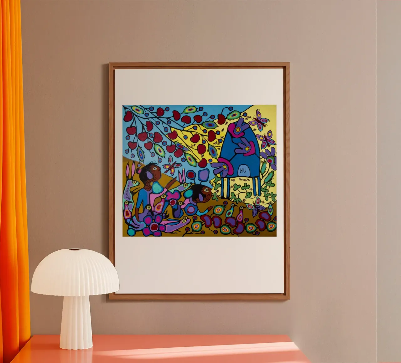 Bambini con hpuse di api alluminio dibond da ARTMAIACREATION