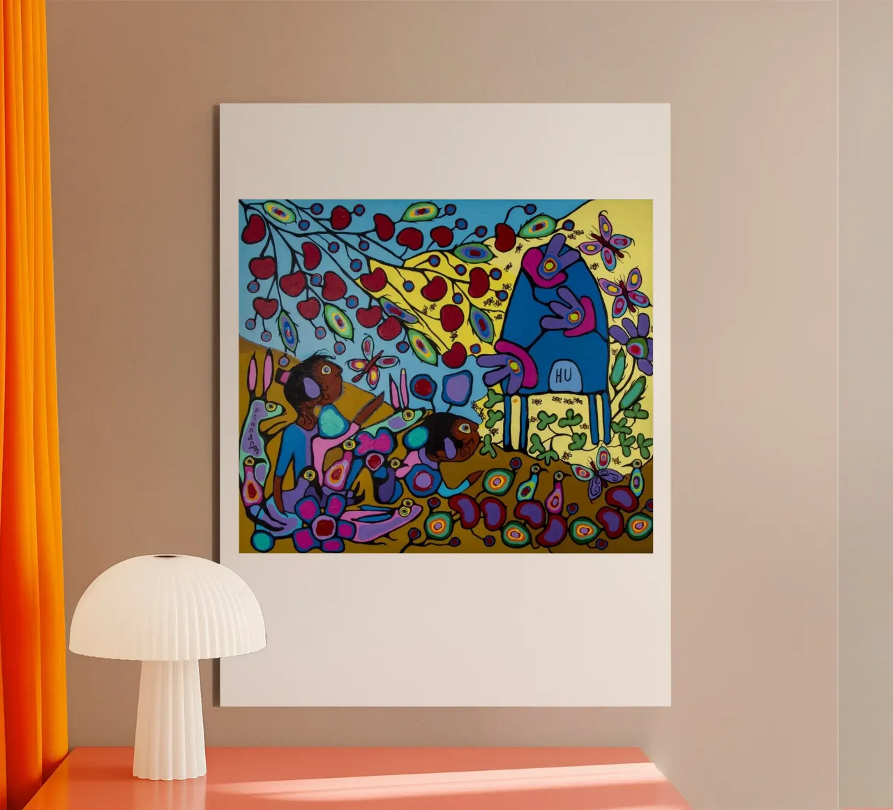 Bambini con hpuse di api alluminio dibond da ARTMAIACREATION