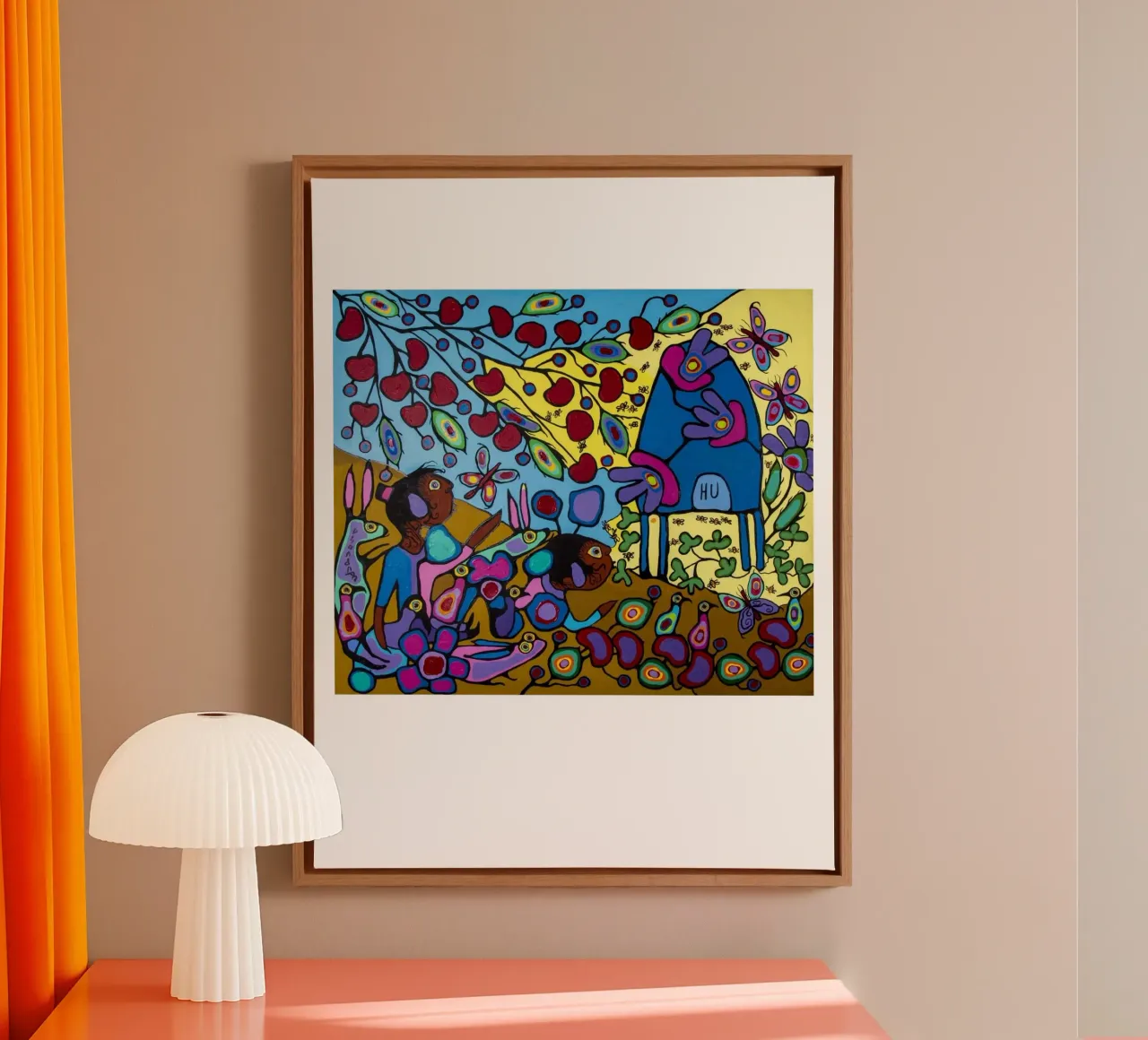 Bambini con hpuse di api tela da ARTMAIACREATION