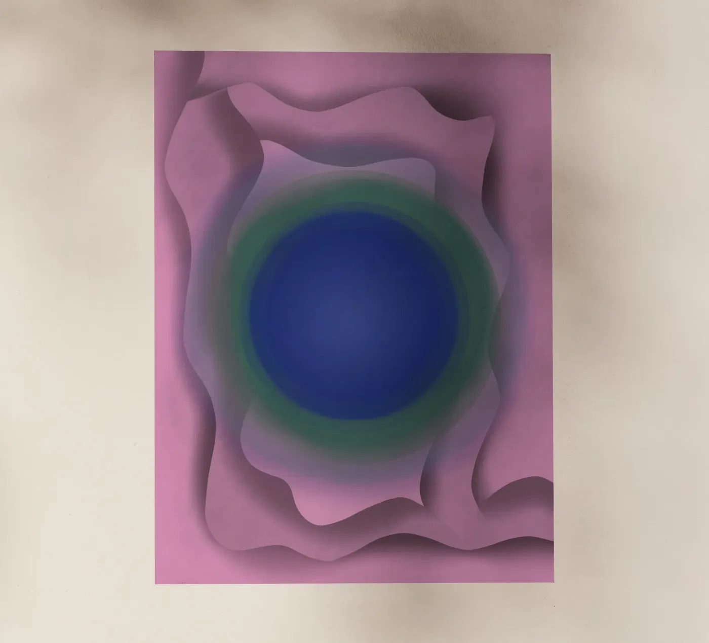 Blue vortex pellicola backlit da Little Dean