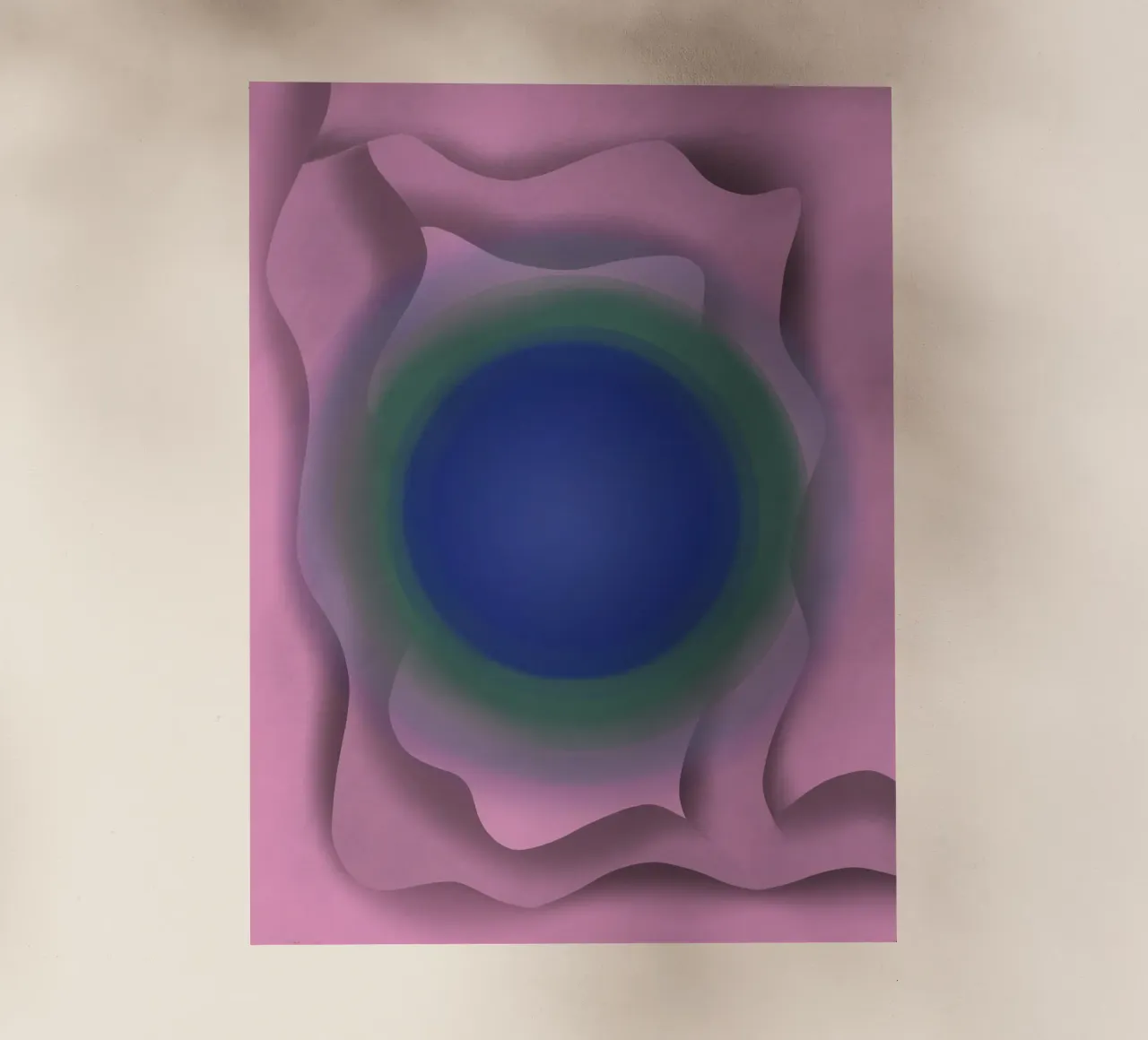 Vortice blu pellicola backlit da Little Dean