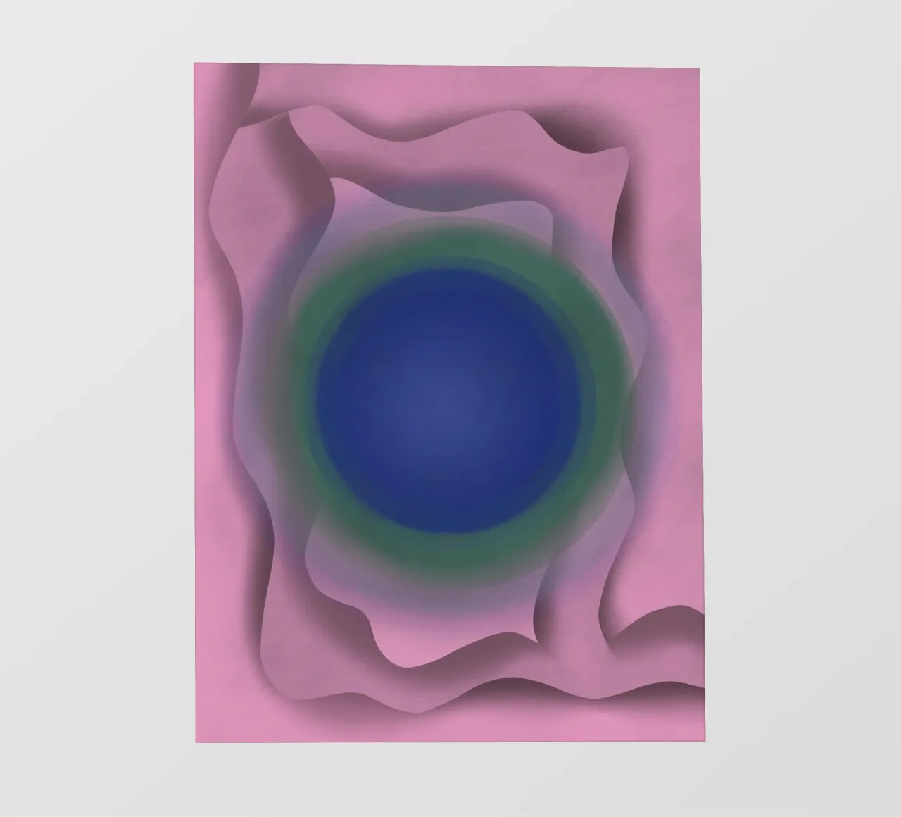 Vortice blu pellicola backlit da Little Dean