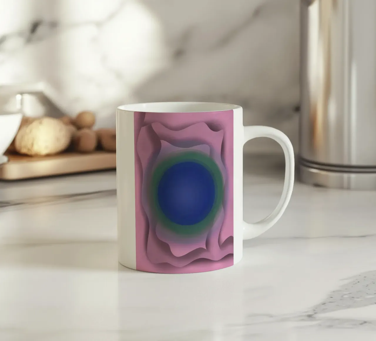 Vortice blu tazza in ceramica da Little Dean