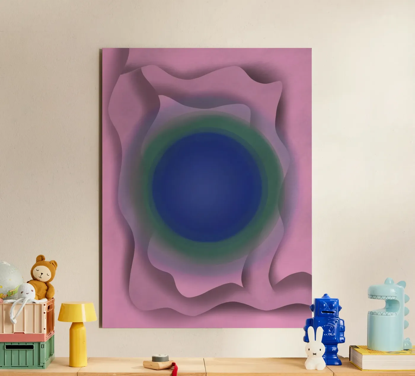 Blue vortex forex plate by Little Dean