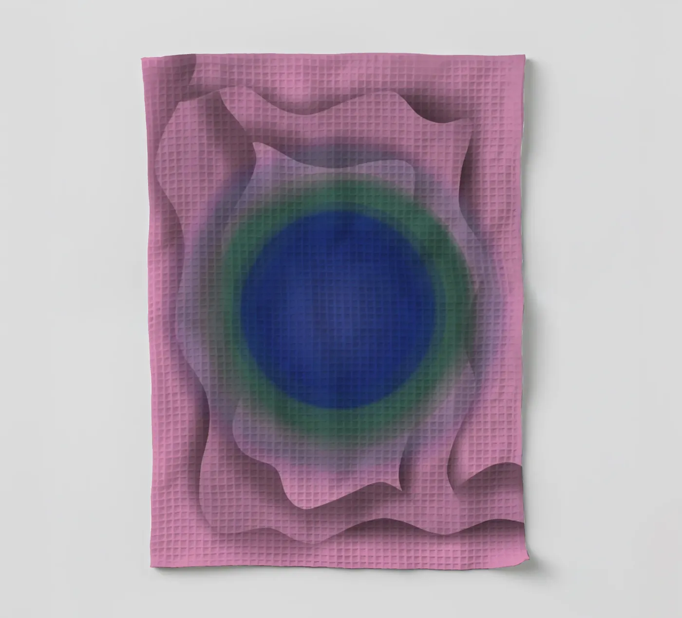 Blue vortex Geschirrtuch von Little Dean