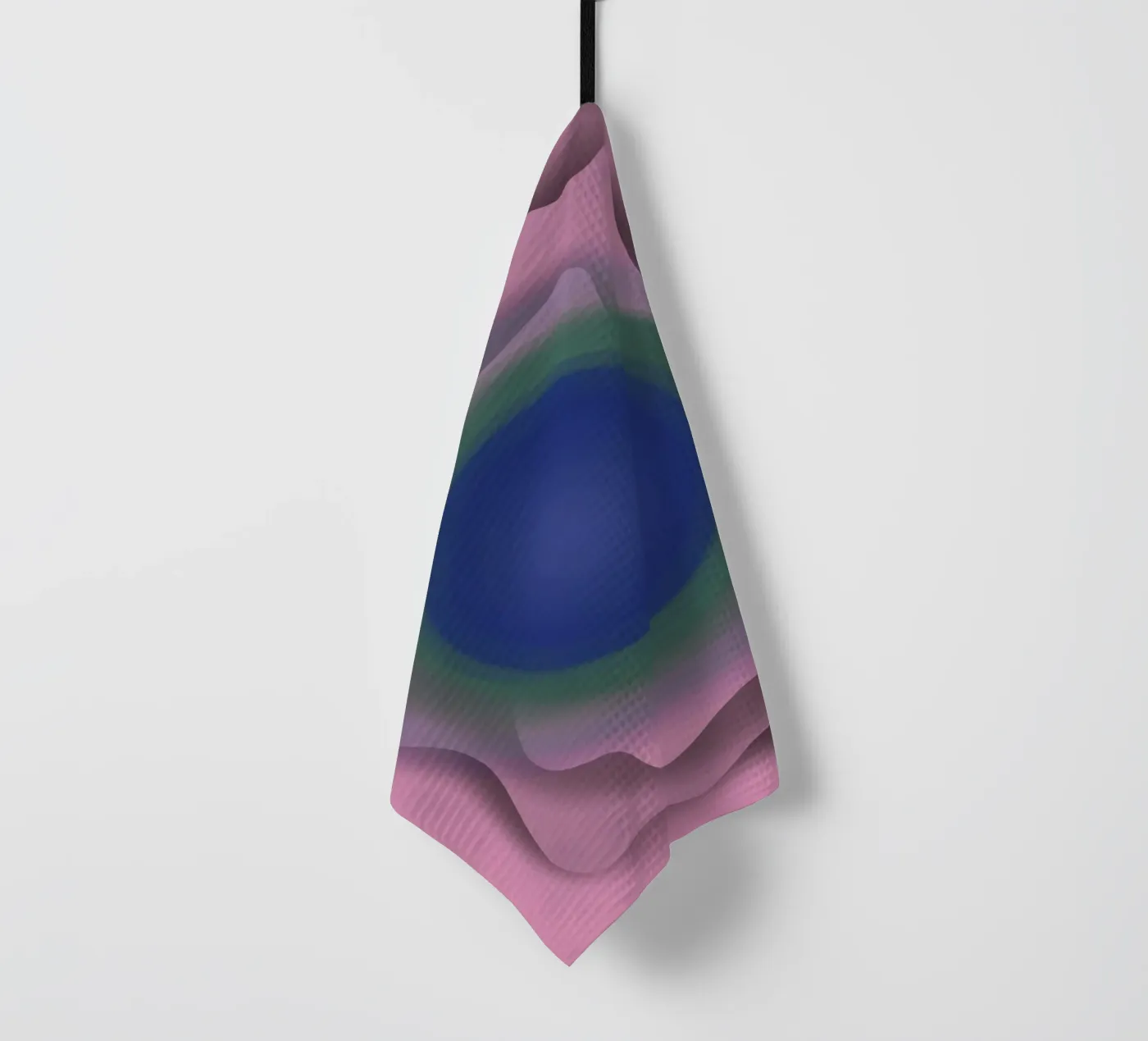 Blue vortex Geschirrtuch von Little Dean