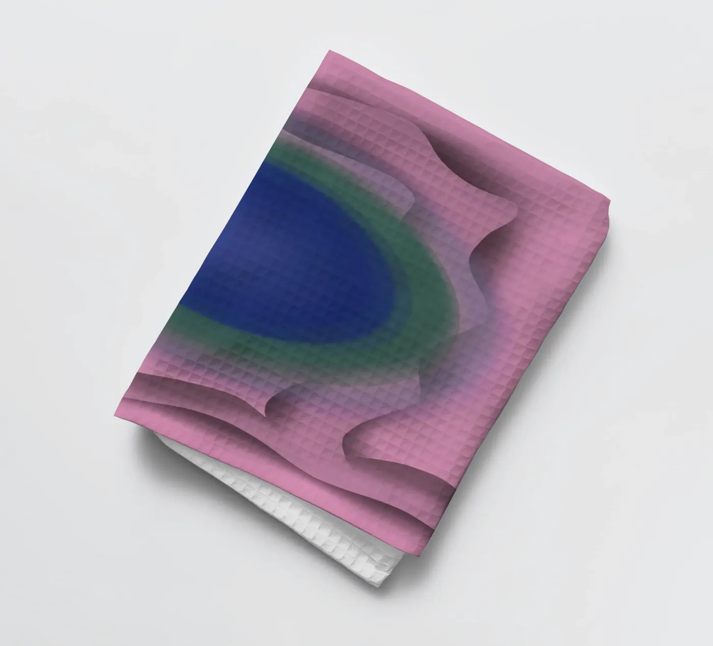 Blue vortex Geschirrtuch von Little Dean