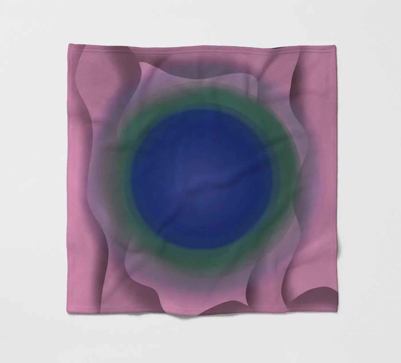 Blue vortex plaid polaire de Little Dean