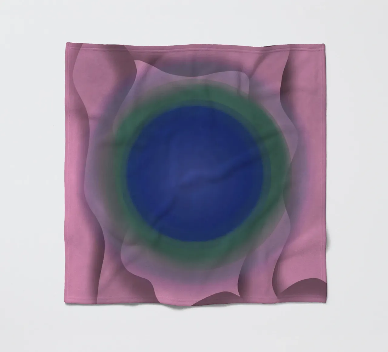 Blue vortex Fleecedecke von Little Dean