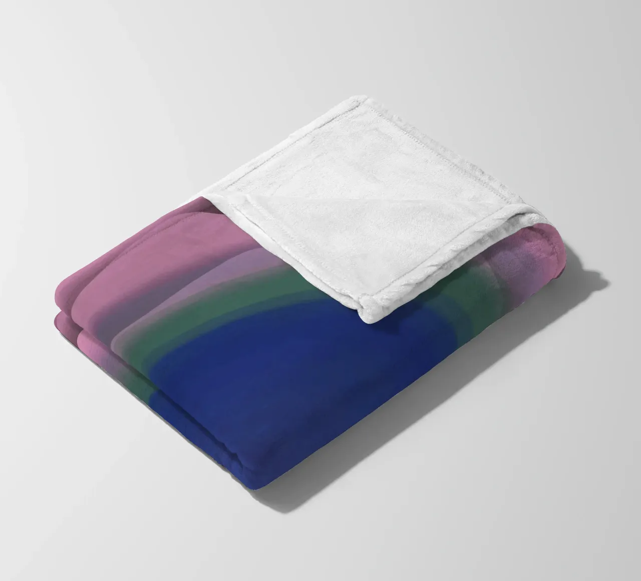 Blue vortex Fleecedecke von Little Dean