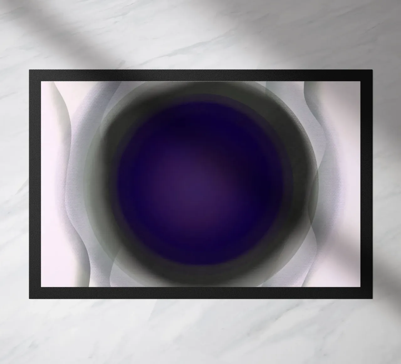 Purple void doormat by Little Dean