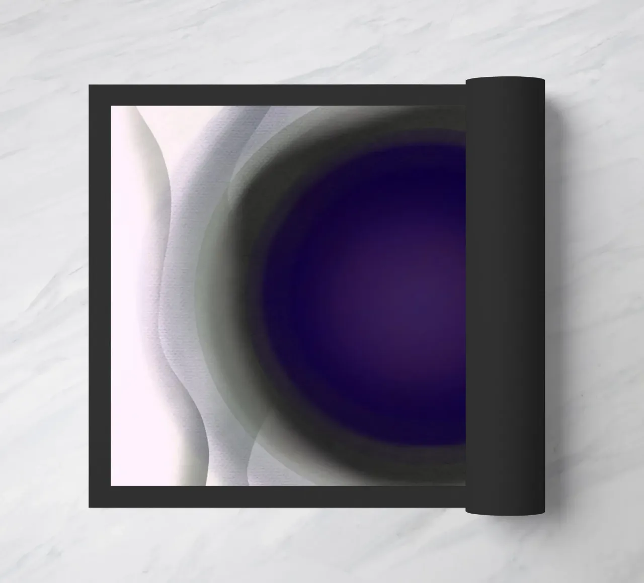 Purple void doormat by Little Dean