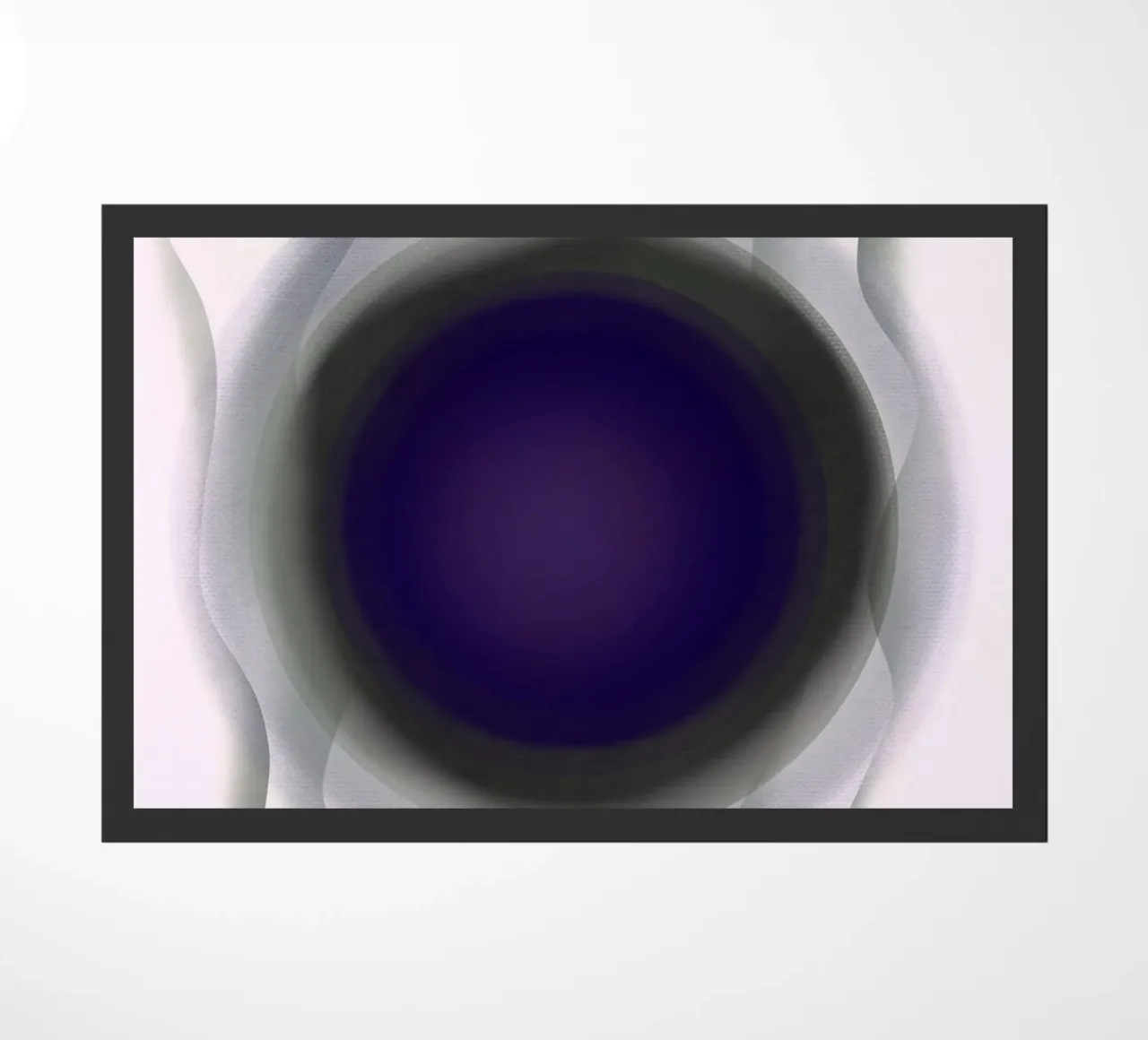 Purple void doormat by Little Dean