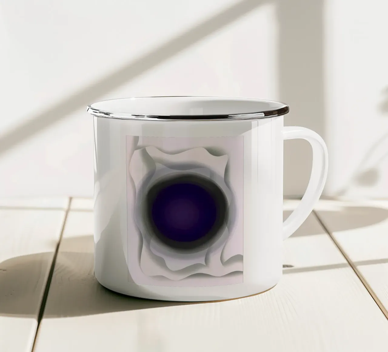 Vuoto viola tazza in smalto da Little Dean
