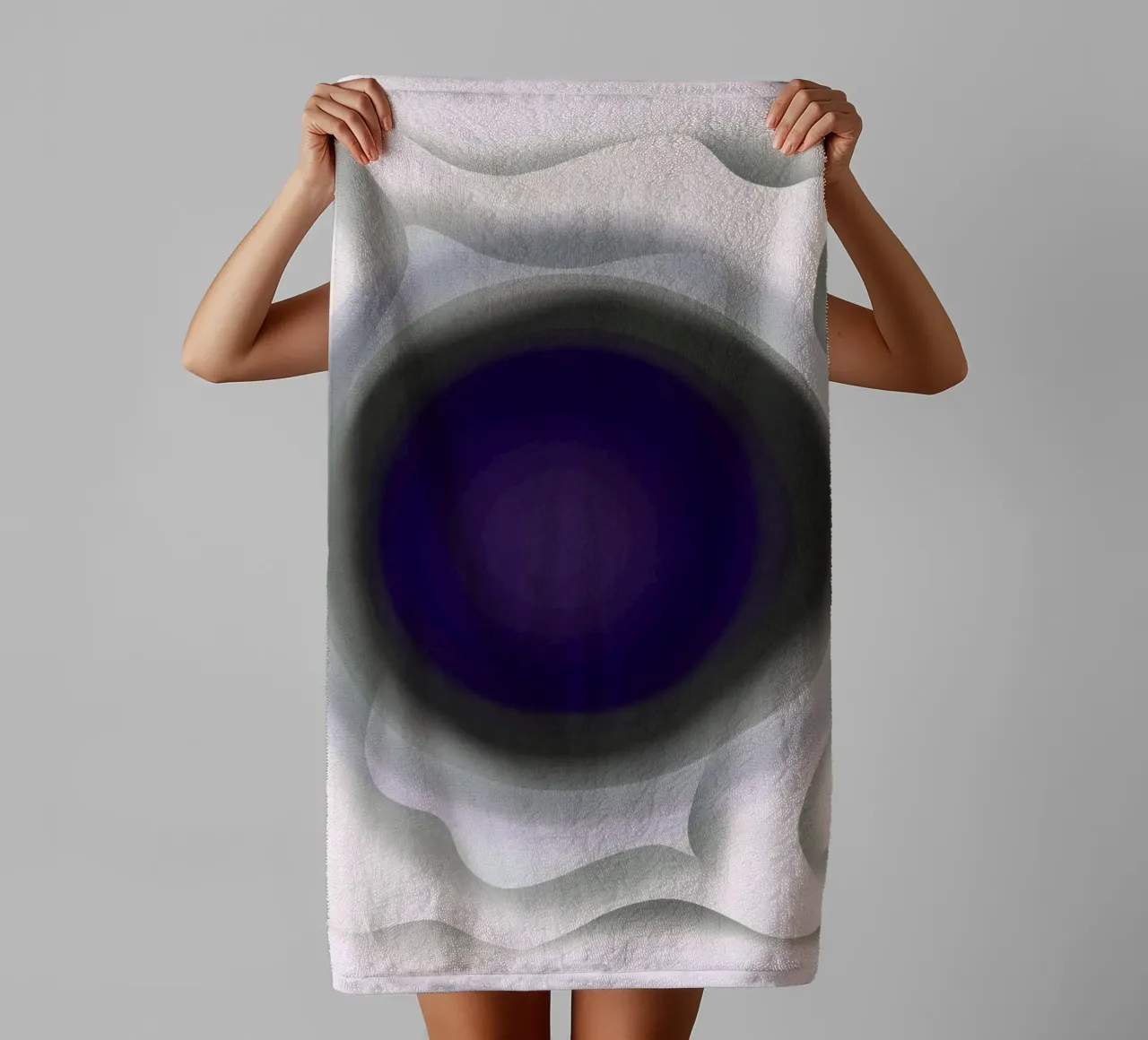 Purple void towel by Little Dean