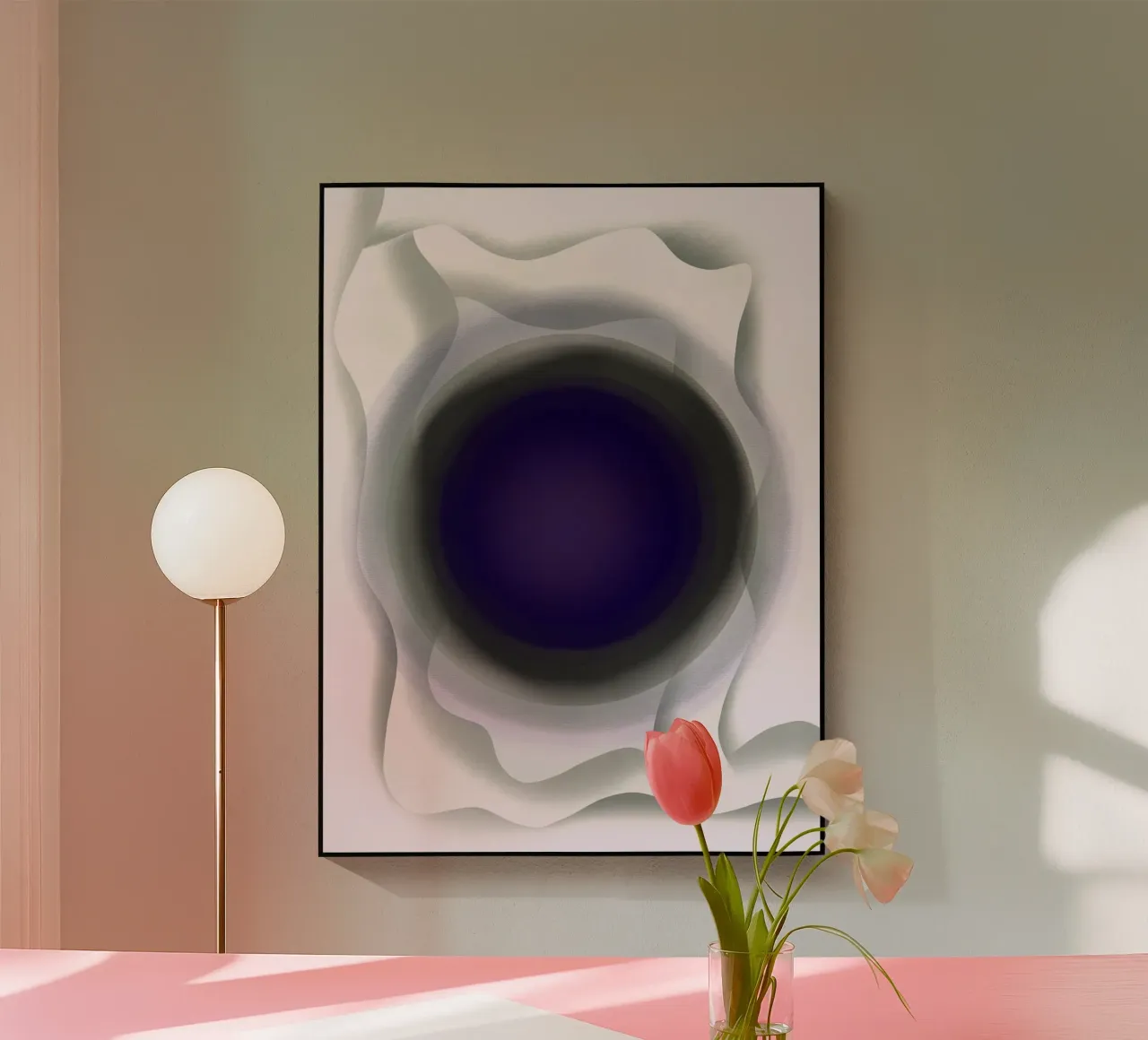 Purple void acrylic glass by Little Dean