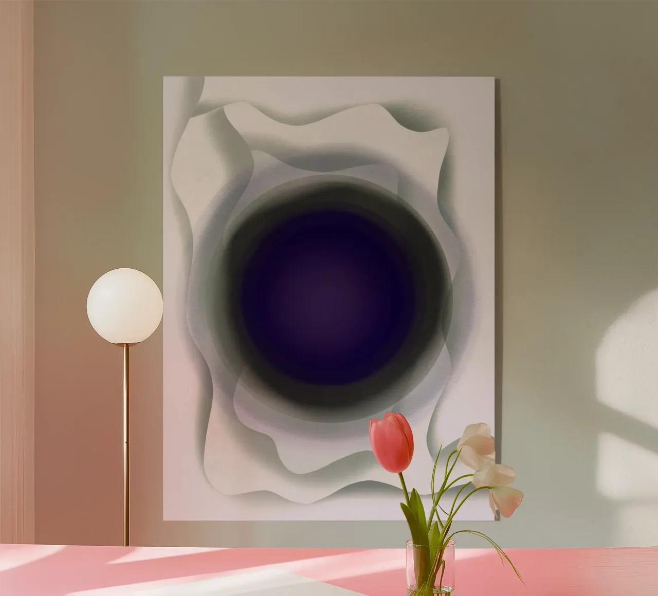 Purple void acrylic glass by Little Dean