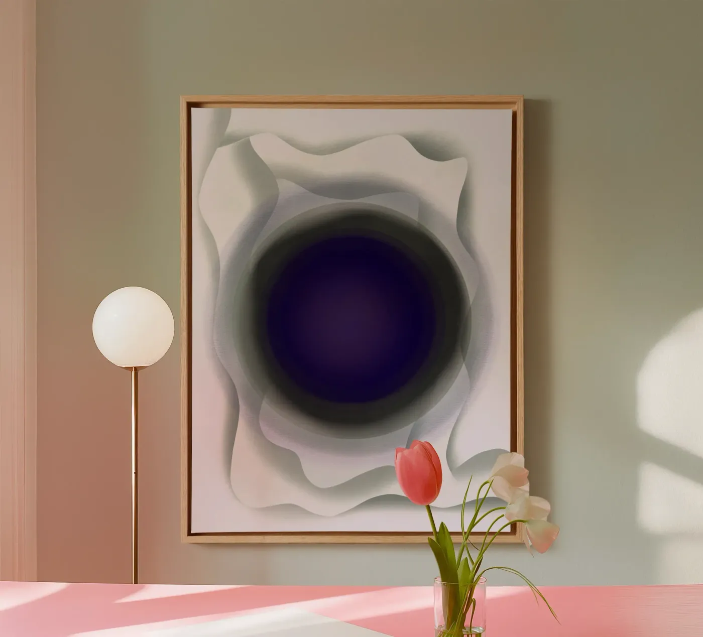 Purple void canvas by Little Dean