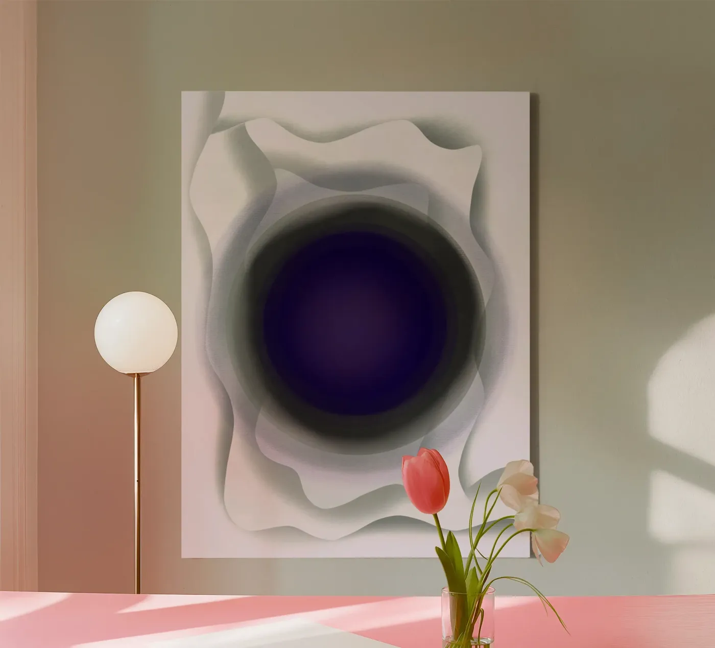 Purple void canvas by Little Dean