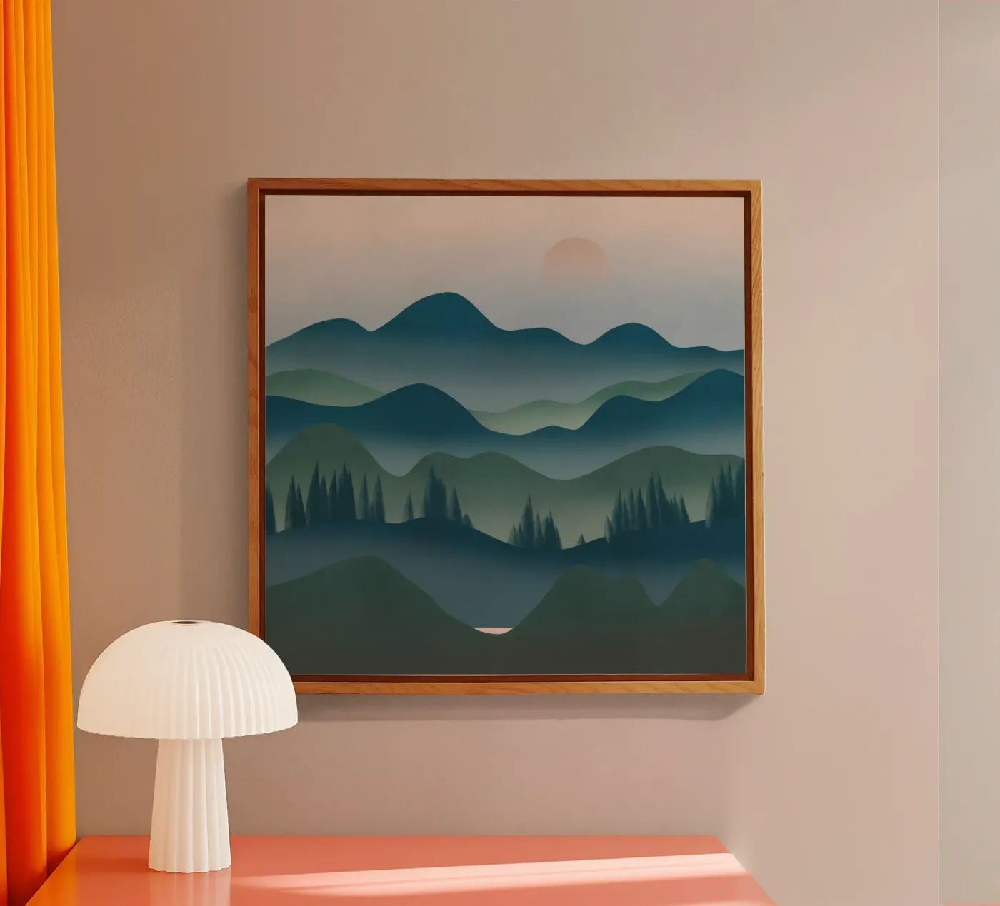 Montagne tranquille plexiglass da Little Dean