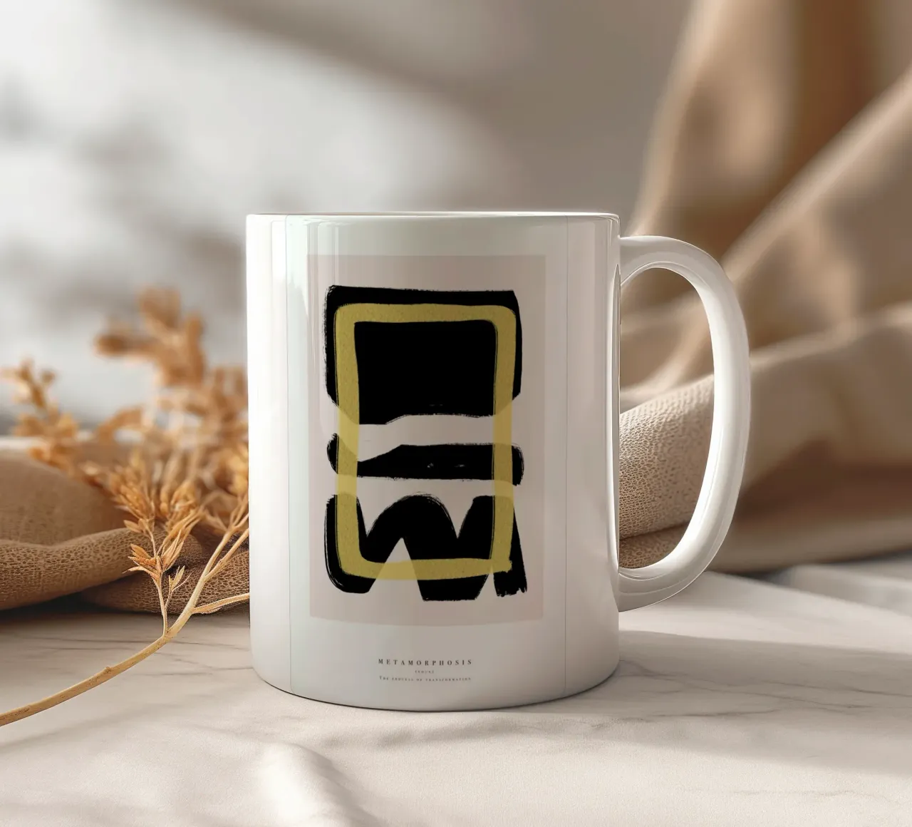 Metamorphosis ceramic mug by Pure