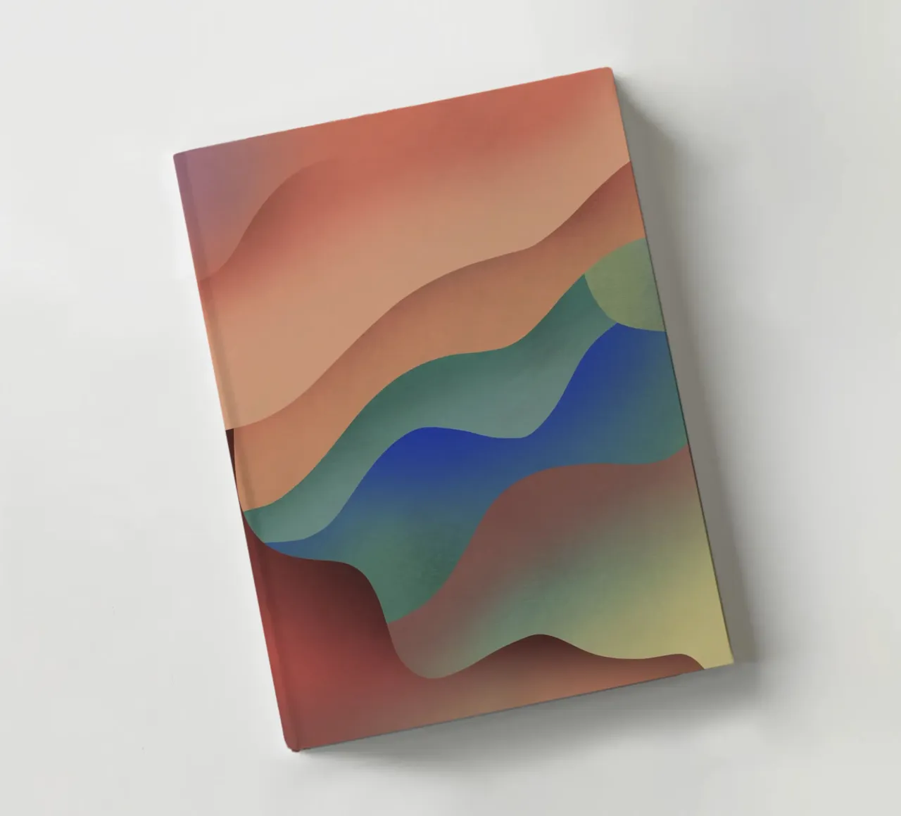Organic gradient notebook by Little Dean
