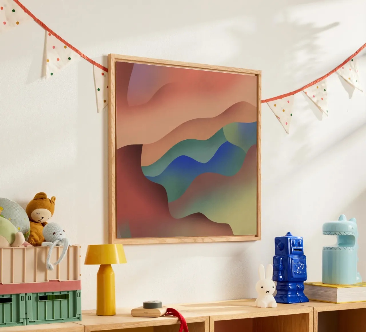 Gradiente organico plexiglass con Cornice Artbox da Little Dean