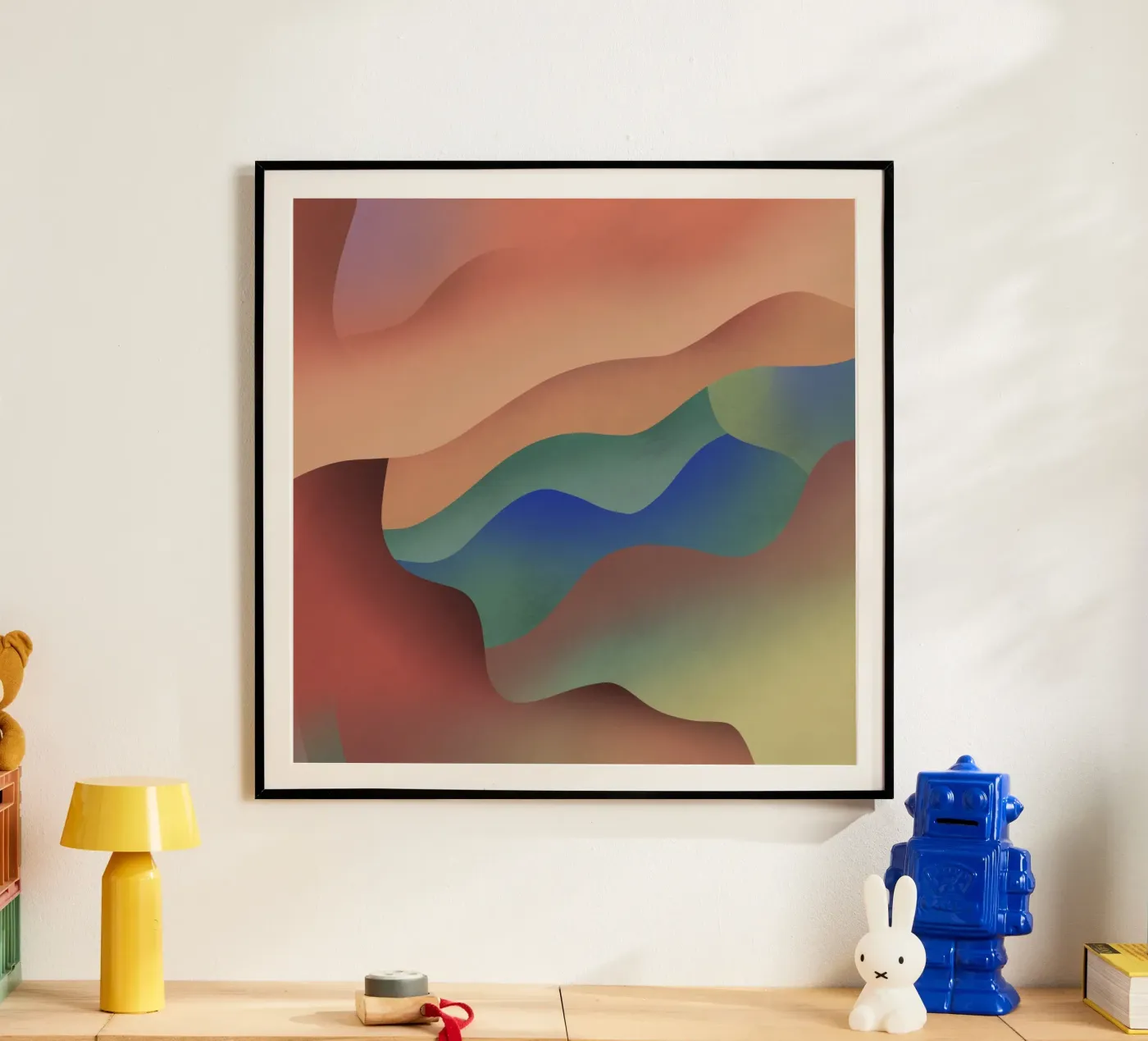 Organic gradient poster by Little Dean