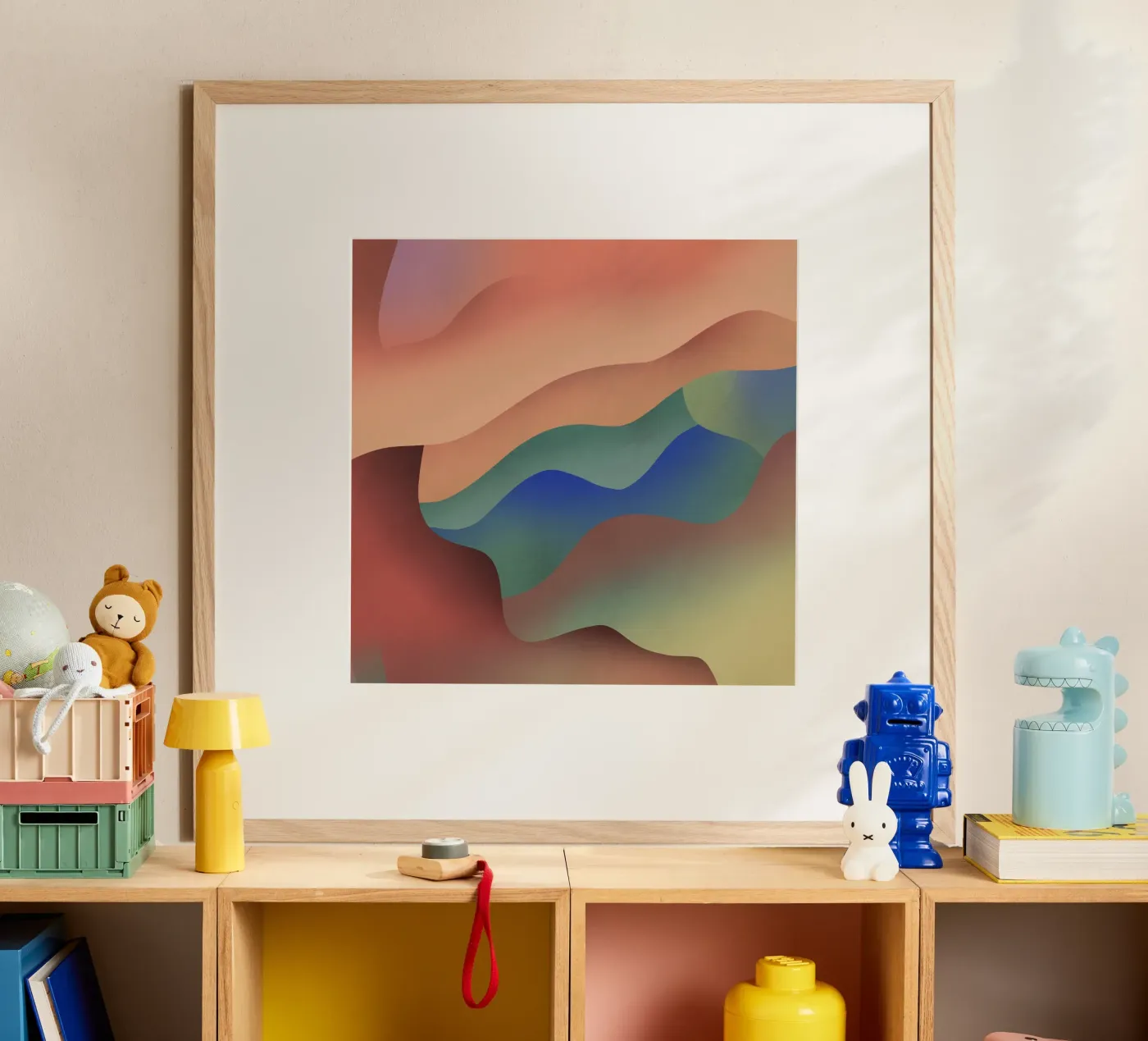 Organic gradient poster by Little Dean