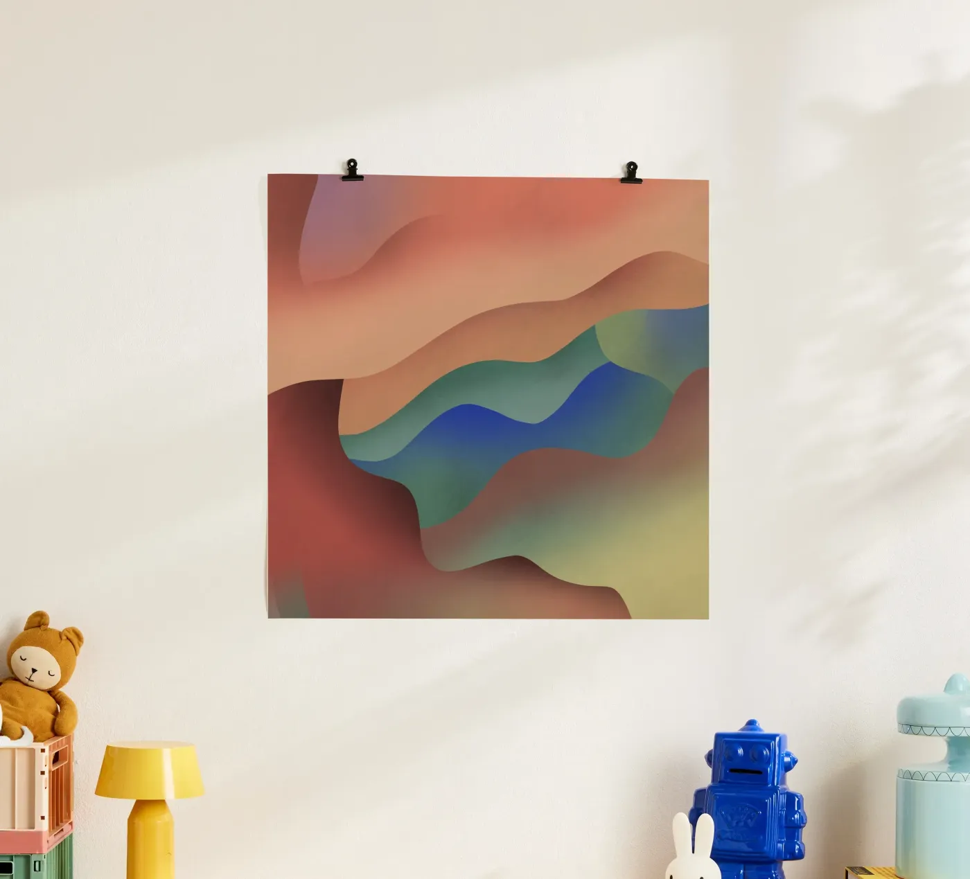 Organic gradient poster by Little Dean