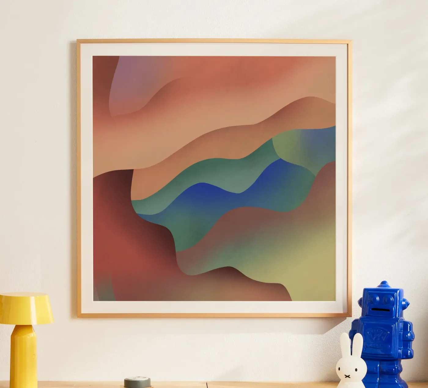 Organic gradient poster by Little Dean