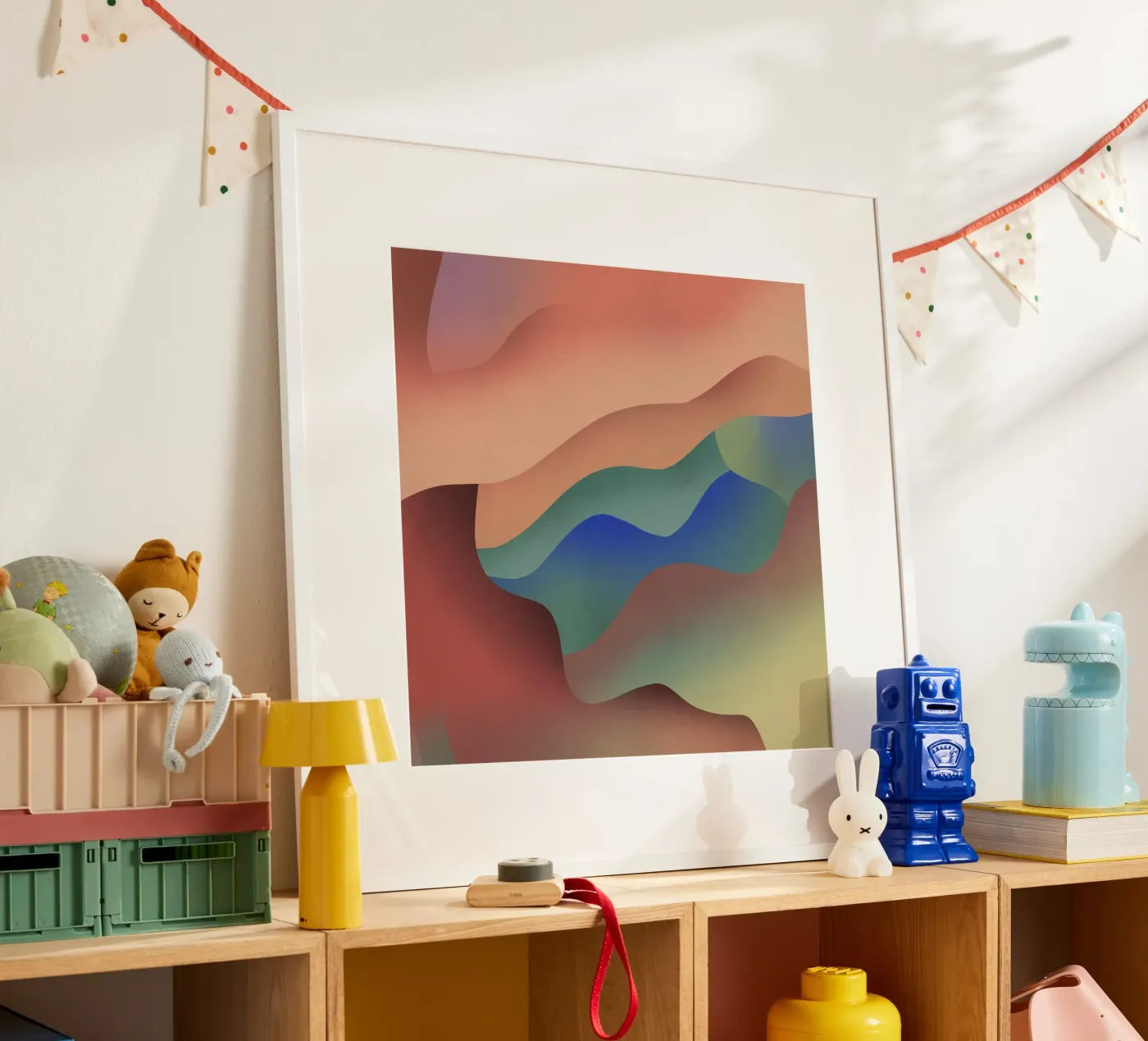 Organic gradient poster by Little Dean