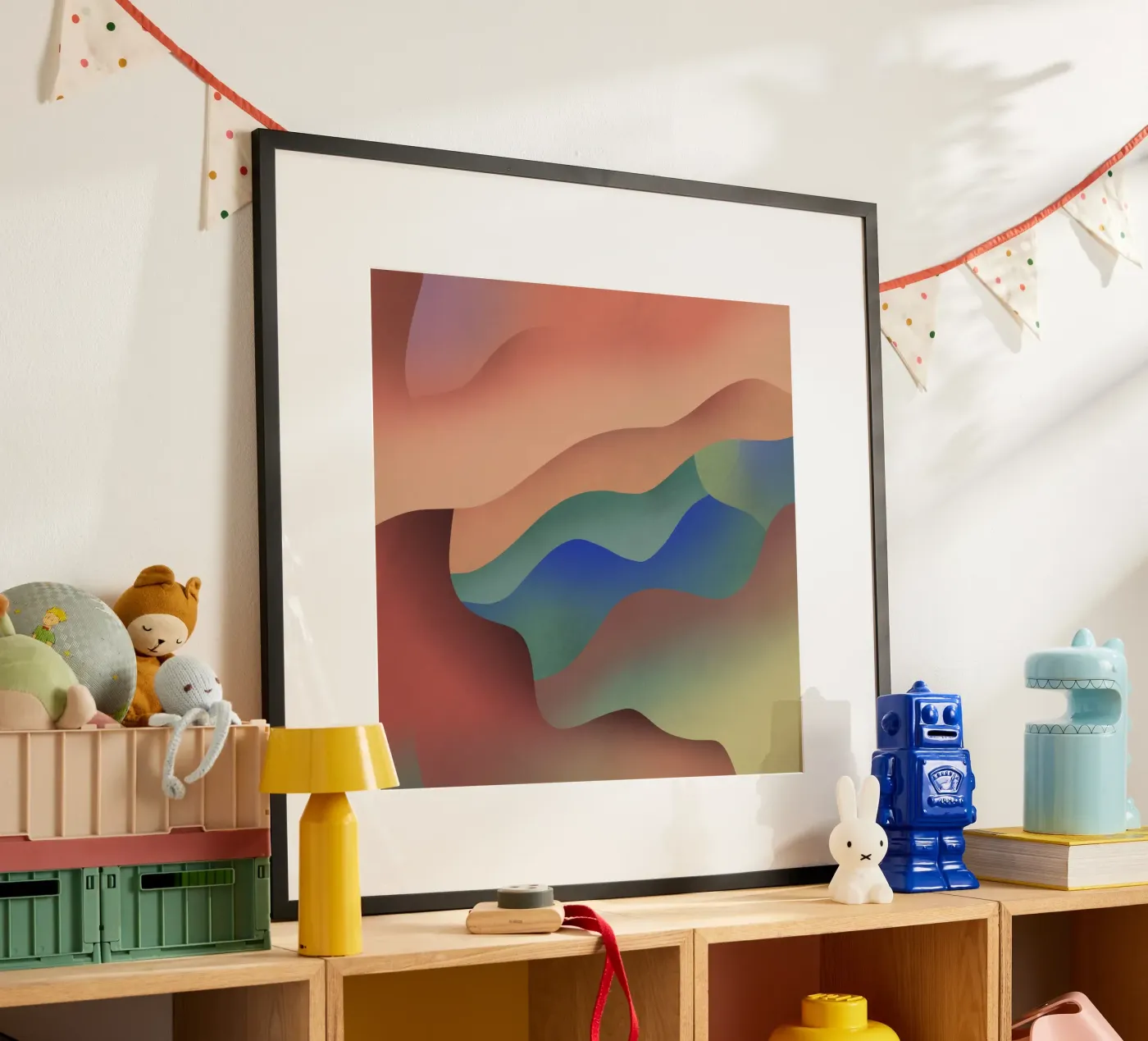 Organic gradient poster by Little Dean