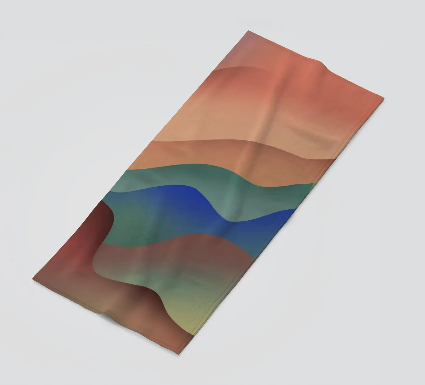 Organic gradient strandhanddoek van Little Dean