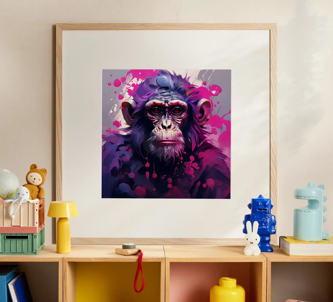 Stile_scimmia_H_1 poster da Tierisch bunt by LK